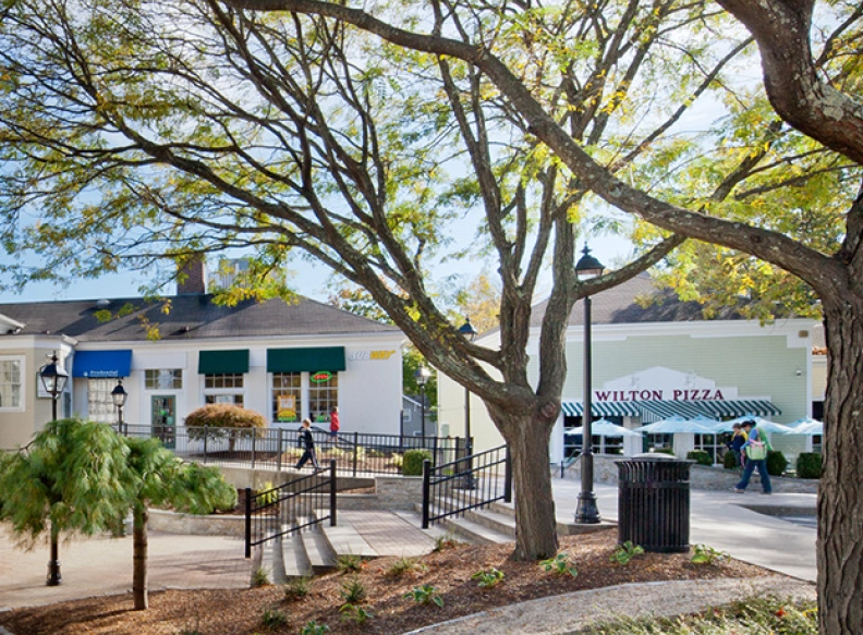 A view of vibrant Wilton Center
