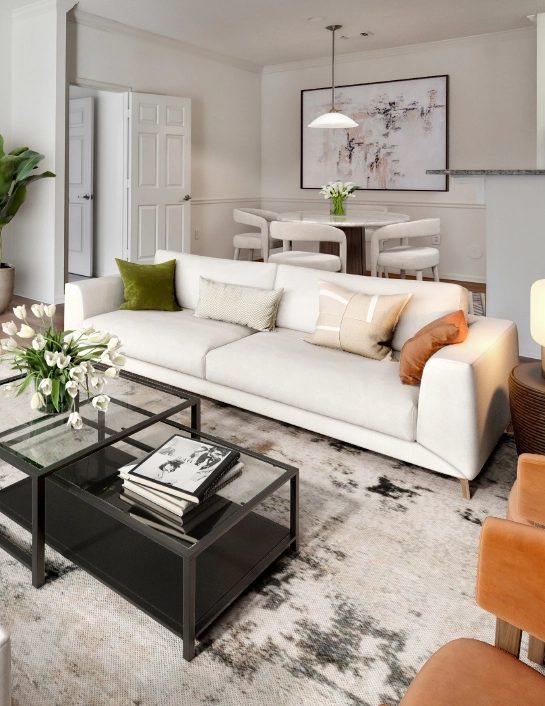 A living room at Hayworth Wilton